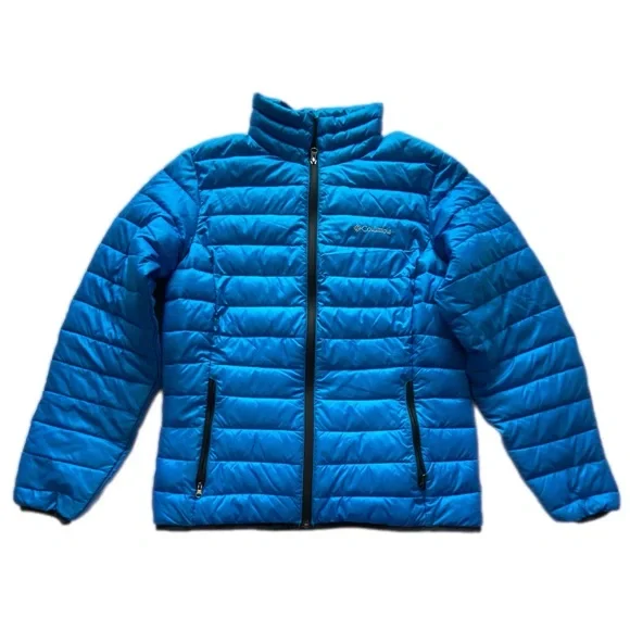 Columbia Vibrant Blue Quilted Jacket medium - Picture 3 of 11